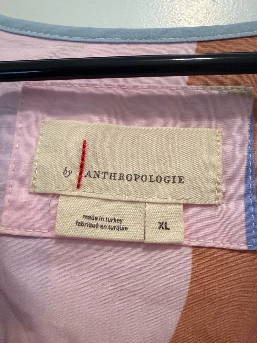 Anthropologie | Somerset Mini Dress | Pastel Patchwork Smocked Waist | Size XL - Picture 7 of 7